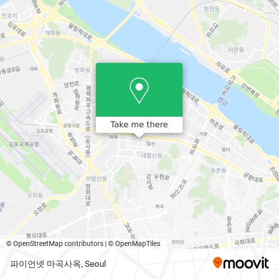 파이언넷 마곡사옥 map