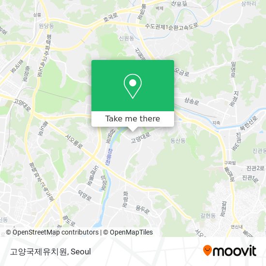 고양국제유치원 map