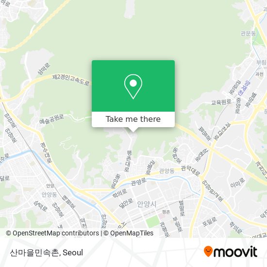 산마을민속촌 map