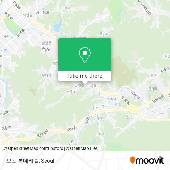 오포 롯데캐슬 map
