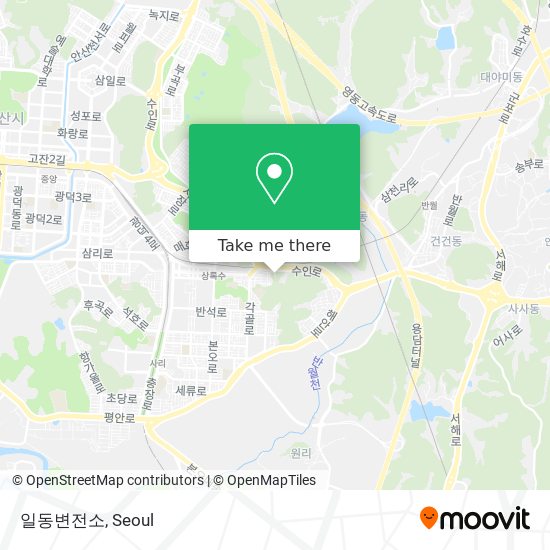 일동변전소 map