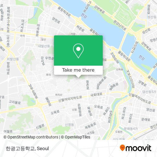 한광고등학교 map