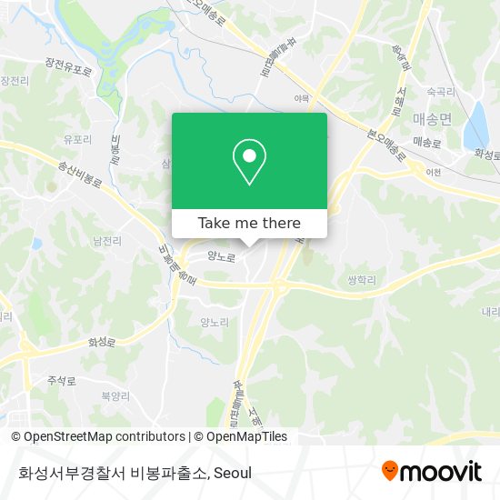 화성서부경찰서 비봉파출소 map