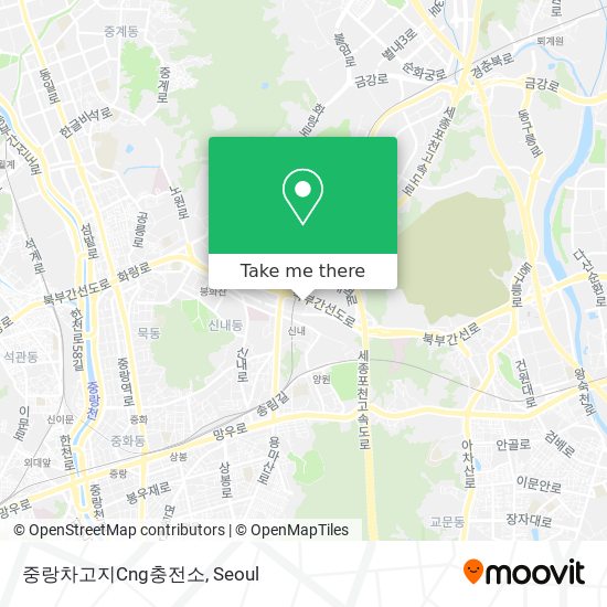 중랑차고지Cng충전소 map