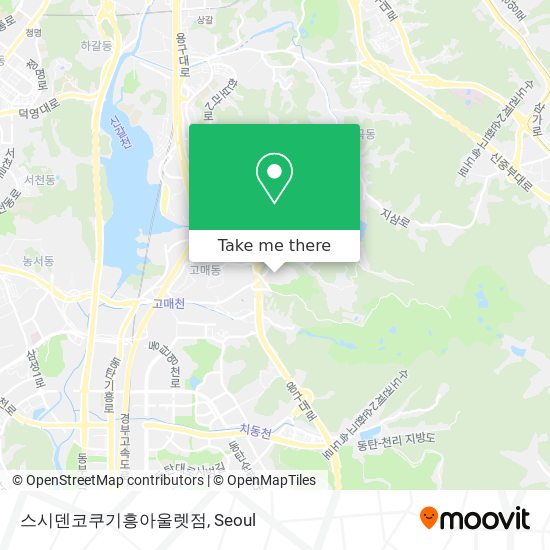 스시덴코쿠기흥아울렛점 map