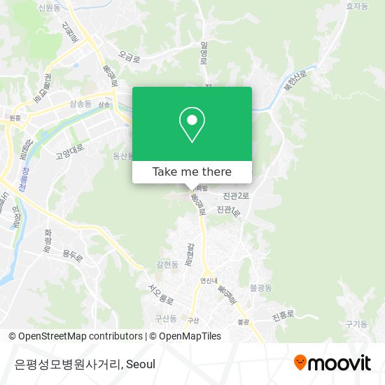 은평성모병원사거리 map