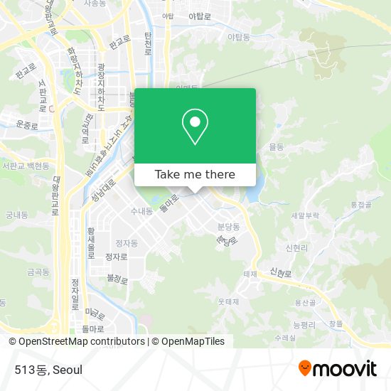 513동 map