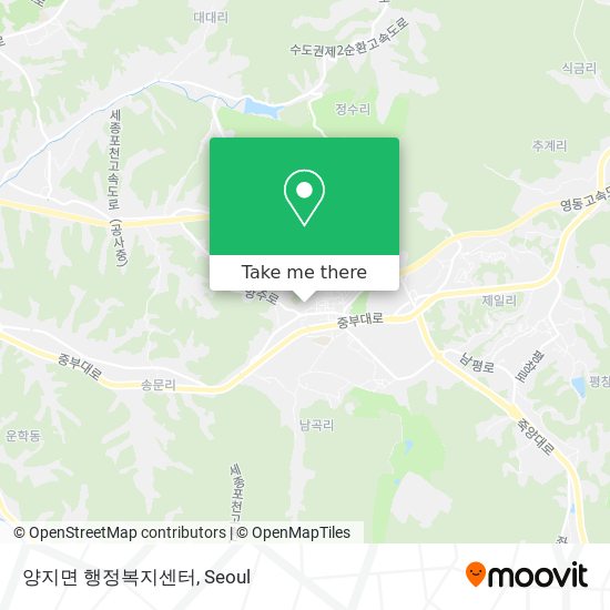 양지면 행정복지센터 map