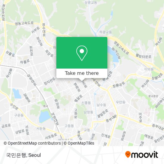 국민은행 map