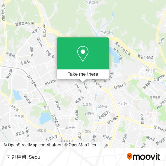 국민은행 map