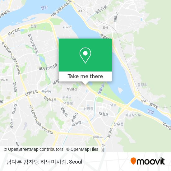 남다른 감자탕 하남미사점 map