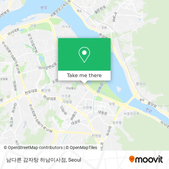 남다른 감자탕 하남미사점 map