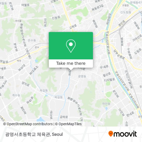 광명서초등학교 체육관 map