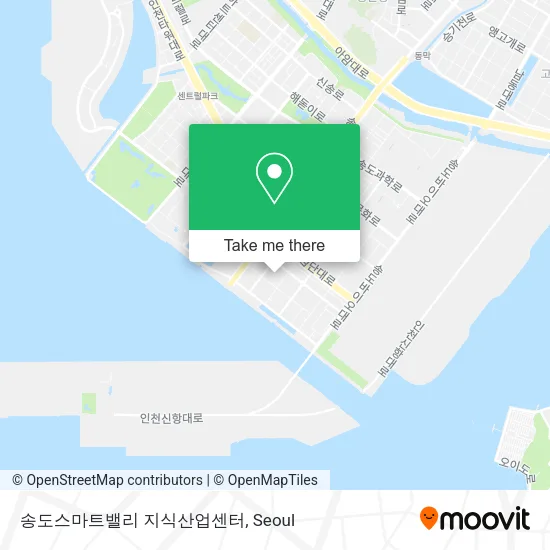송도스마트밸리 지식산업센터 map