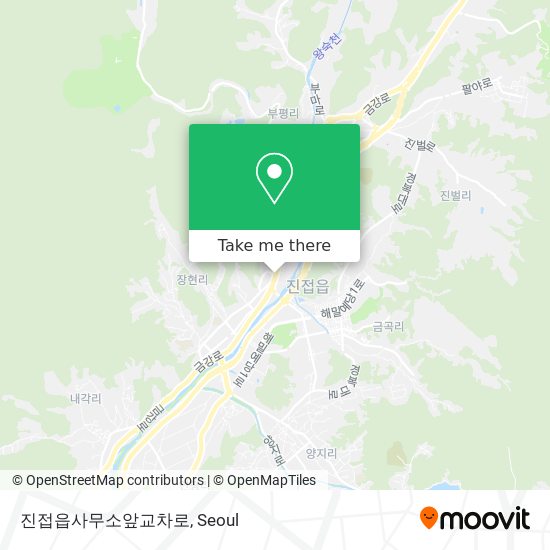 진접읍사무소앞교차로 map