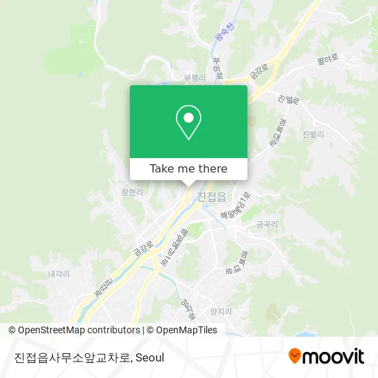 진접읍사무소앞교차로 map