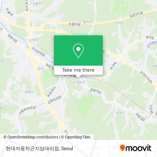 현대자동차곤지암대리점 map