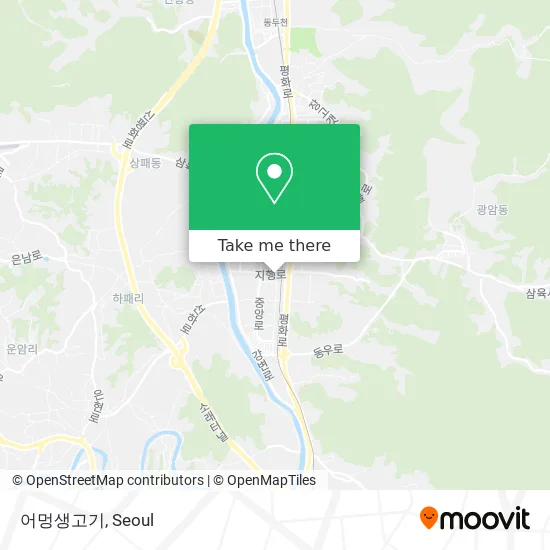 어멍생고기 map