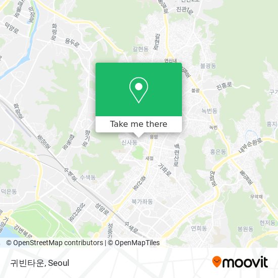 귀빈타운 map