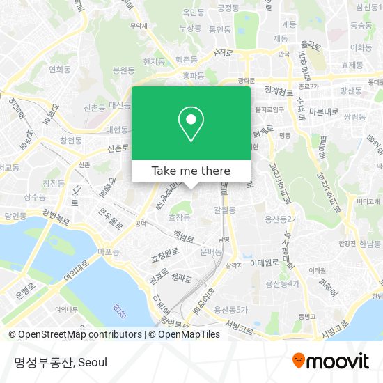 명성부동산 map