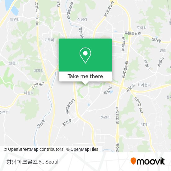 향남파크골프장 map
