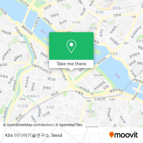 Kbs 미디어기술연구소 map