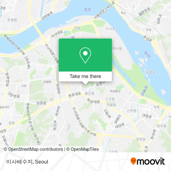 미사배수지 map