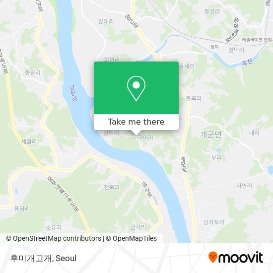 후미개고개 map