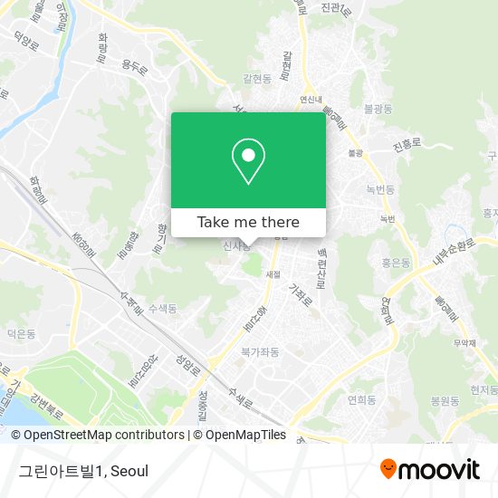 그린아트빌1 map