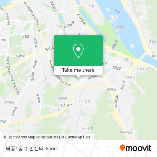 덕풍1동 주민센터 map