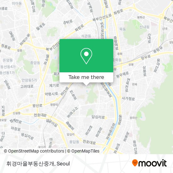 휘경마을부동산중개 map