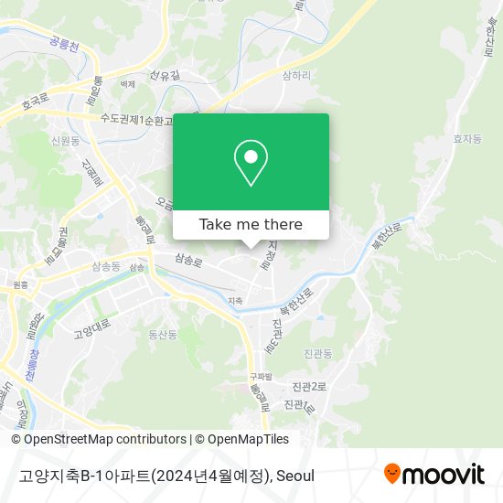 고양지축B-1아파트(2024년4월예정) map