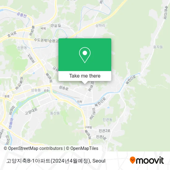 고양지축B-1아파트(2024년4월예정) map