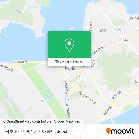 금호베스트빌1단지아파트 map