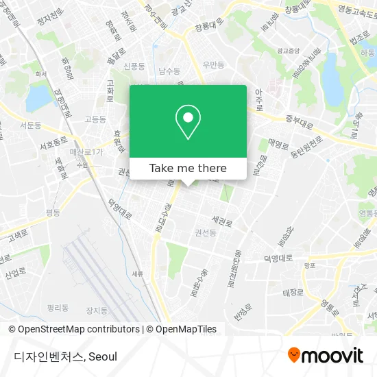 디자인벤처스 map