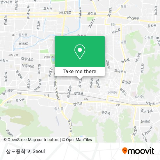 상도중학교 map