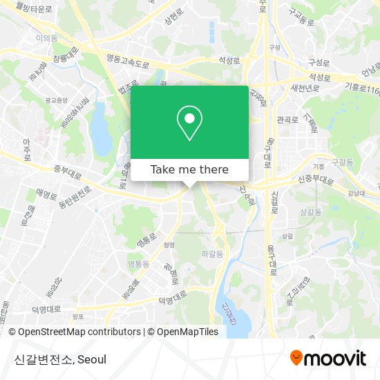 신갈변전소 map