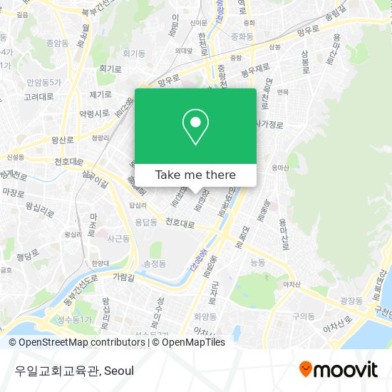 우일교회교육관 map