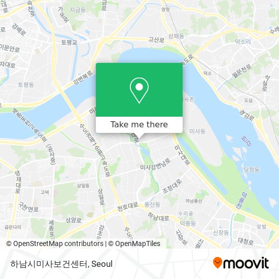 하남시미사보건센터 map