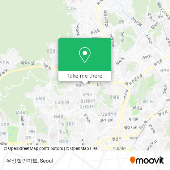 우성할인마트 map