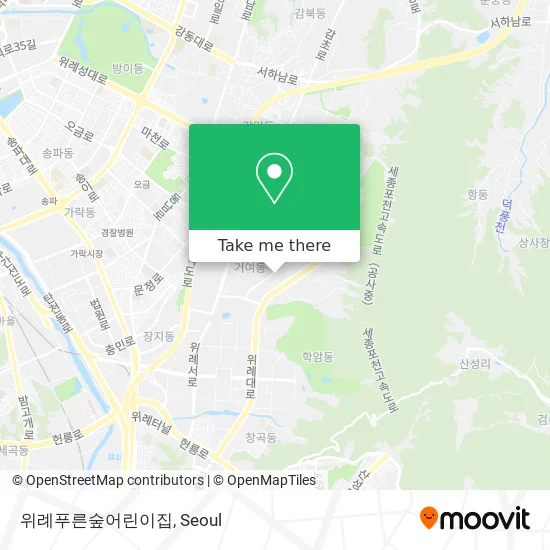 위례푸른숲어린이집 map