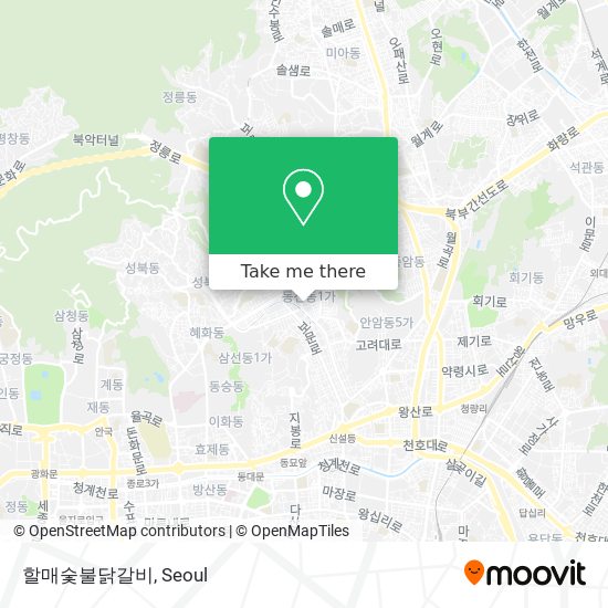 할매숯불닭갈비 map