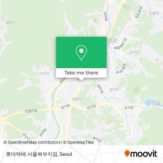 롯데택배 서울북부지점 map