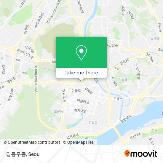 길동우동 map