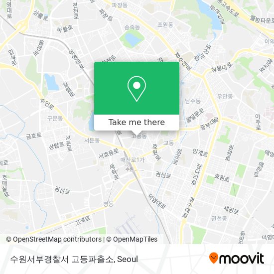 수원서부경찰서 고등파출소 map