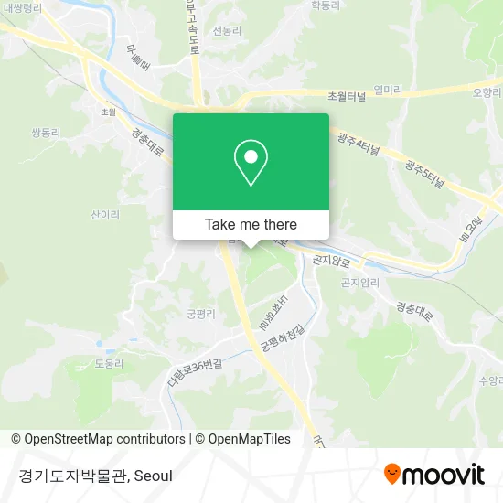 경기도자박물관 map