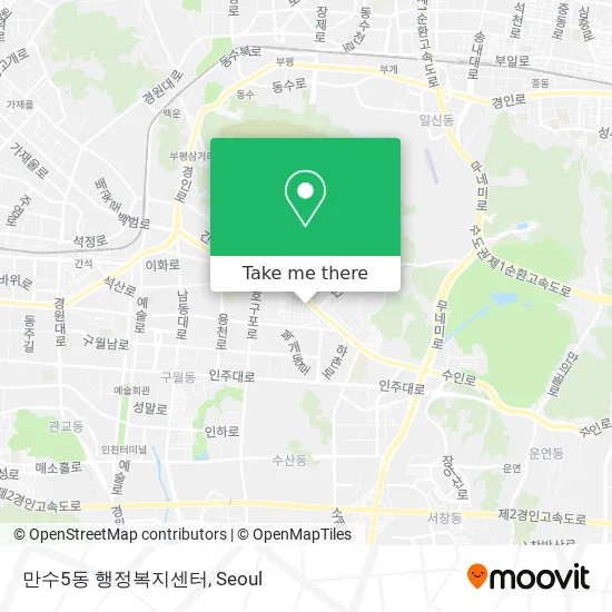 만수5동 행정복지센터 map