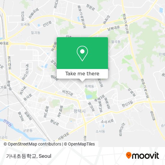 가내초등학교 map