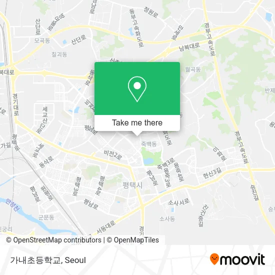 가내초등학교 map