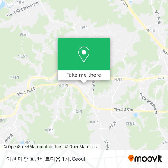 이천 마장 호반베르디움 1차 map